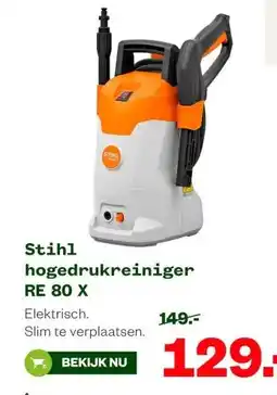 Welkoop Stihl hogedrukreiniger RE 80 X aanbieding