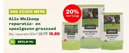 Welkoop Alle Welkoop reparatie- en speelgazon graszaad aanbieding