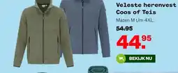 Welkoop Veleste herenvest Coos of Teis aanbieding