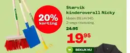 Welkoop Størvik kinderoverall Nicky aanbieding