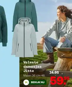 Welkoop Veleste damesjas Jitte aanbieding