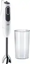 Conrad Braun 4193-MQ3100WH SMOOTHIE+ HB BRAUN INT S12 Staafmixer 750 W Wit, Grijs, RVS aanbieding