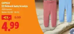 Lidl LUPILU [2] Gebreid baby broekje aanbieding