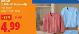 Lidl LUPILU [1] Gebreid baby vestje aanbieding