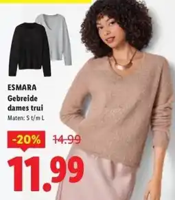Lidl ESMARA Gebreide dames trui aanbieding