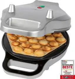 Conrad Clatronic WA 3772 Wafelijzer Anti-aanbaklaag Zilver aanbieding