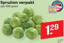 Coop Spruiten verpakt aanbieding