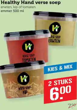 Coop Healthy Hand verse soep aanbieding