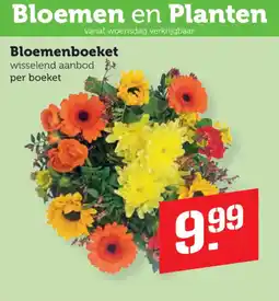Coop Bloemenboeket aanbieding
