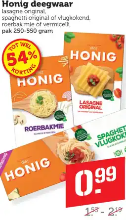 Coop Honig deegwaar aanbieding