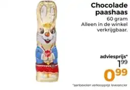 Trekpleister Chocolade paashaas aanbieding