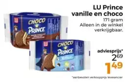 Trekpleister LU Prince vanille en choco aanbieding