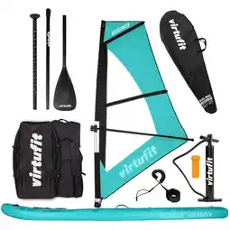Wehkamp Virtufit opblaasbaar sup- en windsurfboard Surfer 305 turquoise aanbieding
