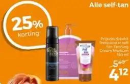 Trekpleister Alle self-tan aanbieding