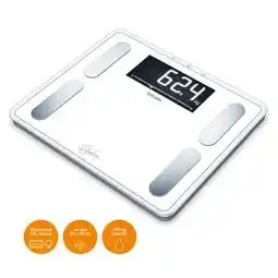 Conrad Beurer BF 410 Signature Line 73573 Analyse-personenweegschaal Digitaal Weegbereik (max.)=200 kg Wit aanbieding