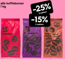 HEMA Alle koffiebonen aanbieding