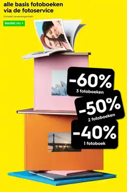 HEMA Alle basis fotoboeken via de fotoservice aanbieding