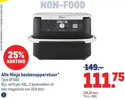 Makro Alle Ninja keukenapparatuur aanbieding