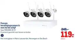 Makro Foscam beveiligingscamera's met harde schijf aanbieding