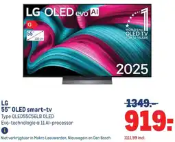 Makro LG 55" OLED smart-tv aanbieding