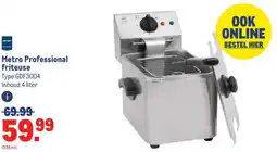 Makro Metro Professional friteuse aanbieding