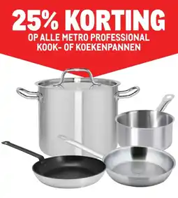 Makro Op alle metro professional kook of koekenpannen aanbieding