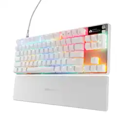 MediaMarkt Steelseries Apex Pro Tkl Gen 3 Gaming Keyboard Qwerty Bedraad Gamingtoetsenbord Wit aanbieding