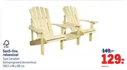 Makro Sens line relaxstoel aanbieding