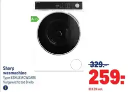 Makro Sharp wasmachine aanbieding