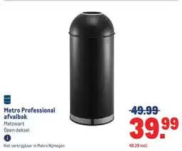 Makro Metro professional afvalbak aanbieding
