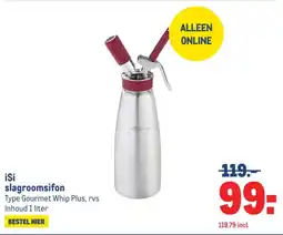 Makro Isi slagroomsifon aanbieding