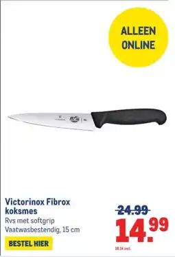 Makro Victorinox fibrox koksmes aanbieding