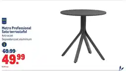 Makro Metro professional soto terrastafel aanbieding