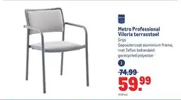 Makro Metro professional viloria terrasstoel aanbieding