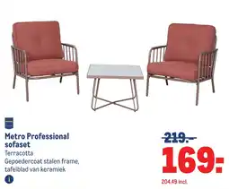 Makro Metro professional sofaset aanbieding