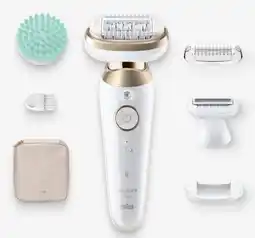 Bol.com Braun Silk·épil 9 Flex - Epilator met Ladyshave opzetstuk - type 9-071 3D - Wit/Goud aanbieding