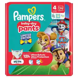 Kruidvat Pampers Baby-Dry Paw Patrol Pants Maat 4 Luierbroekjes aanbieding