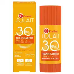 Kruidvat Kruidvat Solait SPF30 Transparant Sunstick aanbieding