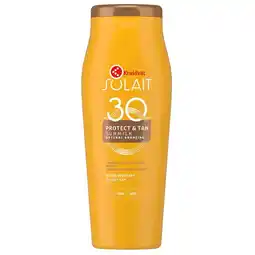 Kruidvat Kruidvat Solait Protect & Tan SPF30 Sunmilk aanbieding