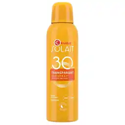 Kruidvat Kruidvat Solait Transparant SPF30 Refreshing Sunspray aanbieding