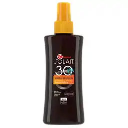 Kruidvat Kruidvat Solait Summer Gold SPF30 Sunmilkspray aanbieding