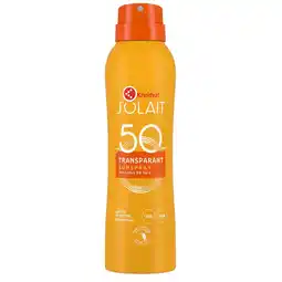 Kruidvat Kruidvat Solait Transparant SPF50 Refreshing Sunspray aanbieding