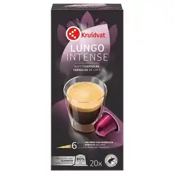 Kruidvat Kruidvat Lungo Intense Koffiecapsules aanbieding