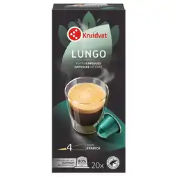 Kruidvat Kruidvat Lungo Koffiecapsules aanbieding