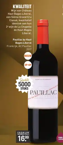 Gall & Gall Pauillac by Haut Bages Liberal aanbieding