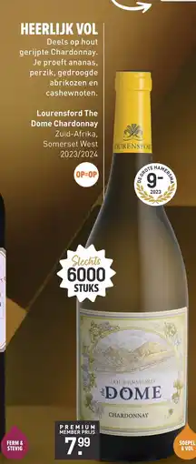 Gall & Gall Lourensford The Dome Chardonnay aanbieding