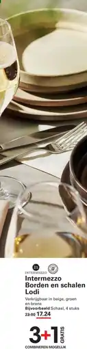 Sligro Intermezzo Borden en schalen Lodi aanbieding