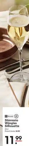 Sligro Slimresto Slimresto Wijnglas Silhouette aanbieding
