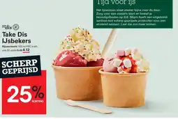 Sligro Take Dis IJsbekers aanbieding