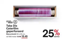 Sligro Take Dis Caterfilm geperforeerd aanbieding